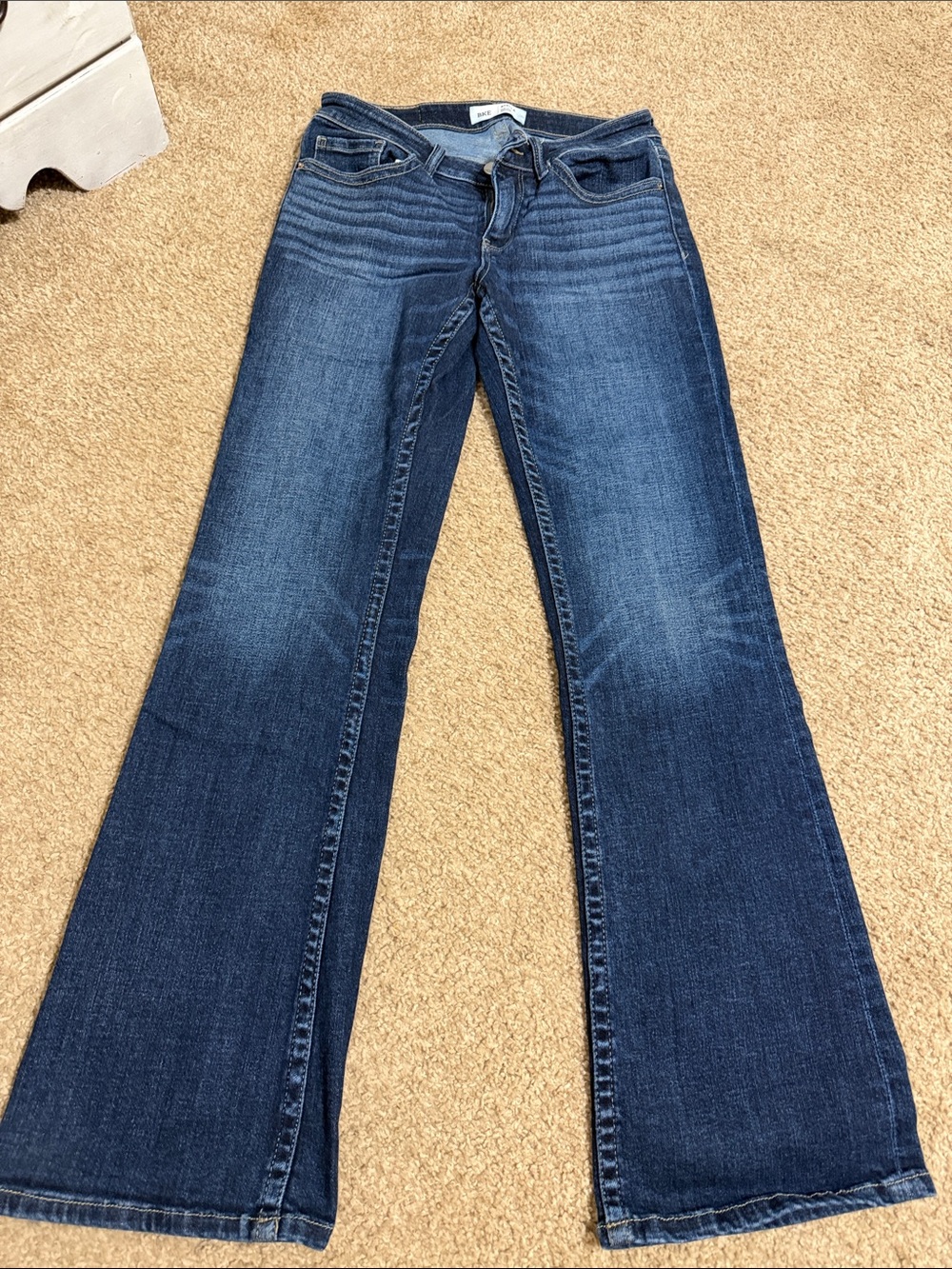 BKE Women's Dark Blue Flare Jeans